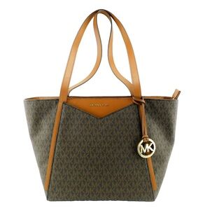 Michael Kors Signature Brown and Tan Tote